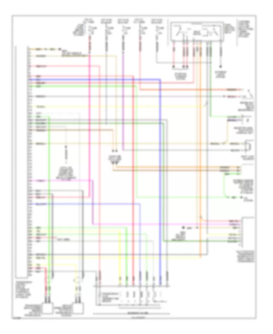 Transmission Wiring Diagram 4 Speed A T for Volkswagen Jetta GLI 2005