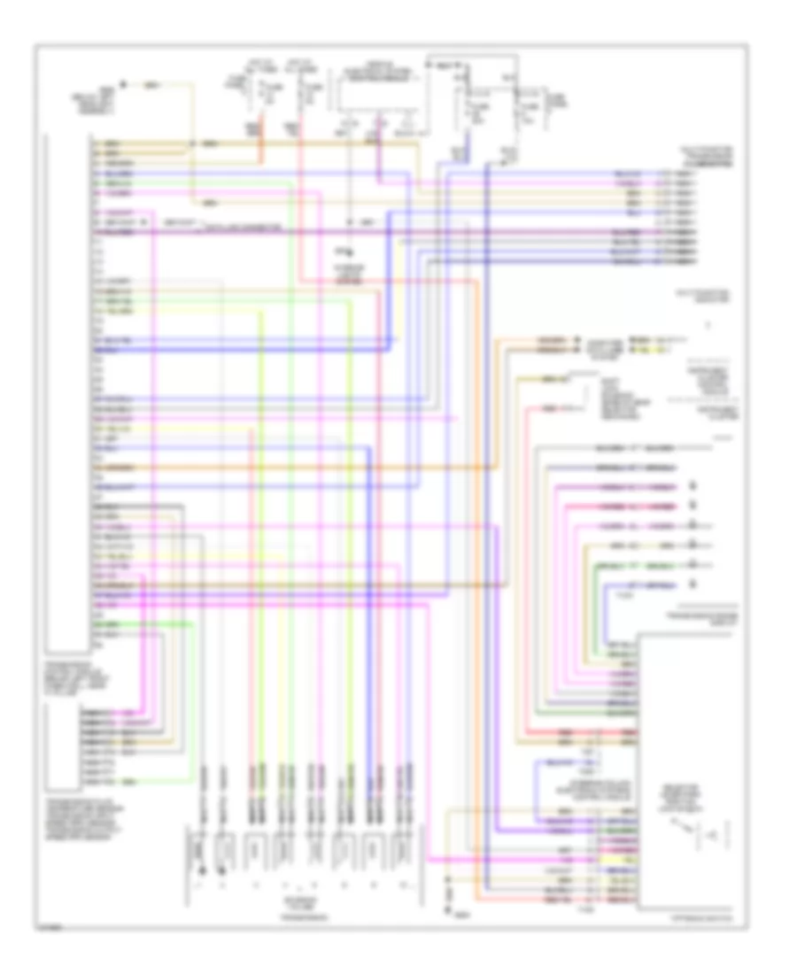 Transmission Wiring Diagram 6 Speed A T for Volkswagen Jetta GLI 2005