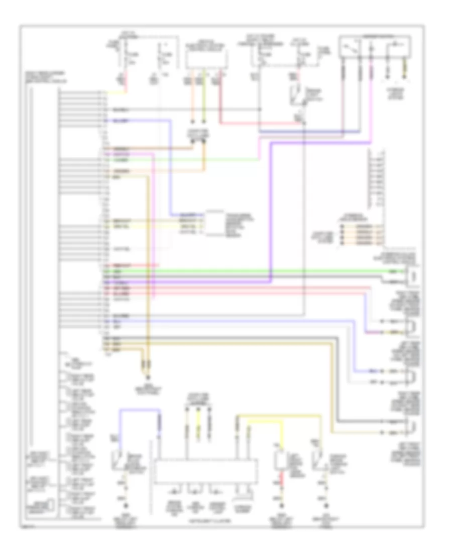 Anti lock Brakes Wiring Diagram Late Production with Electronic Stability Program for Volkswagen Jetta GLI 2005