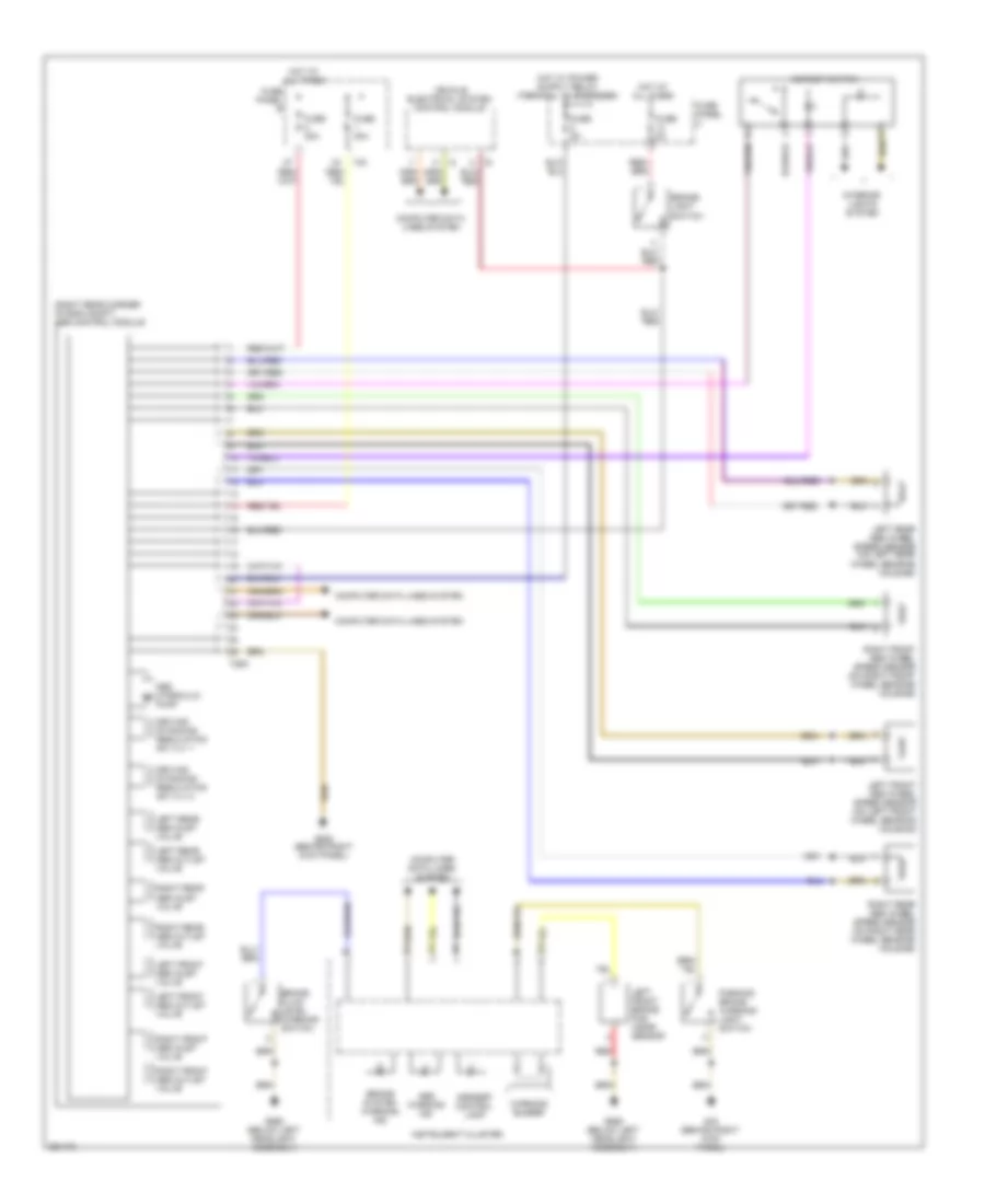 Anti lock Brakes Wiring Diagram Late Production without Electronic Stability Program for Volkswagen Jetta GLI 2005