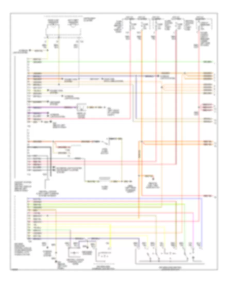 Anti theft Wiring Diagram Early Production Wagon 1 of 2 for Volkswagen Jetta GLI 2005