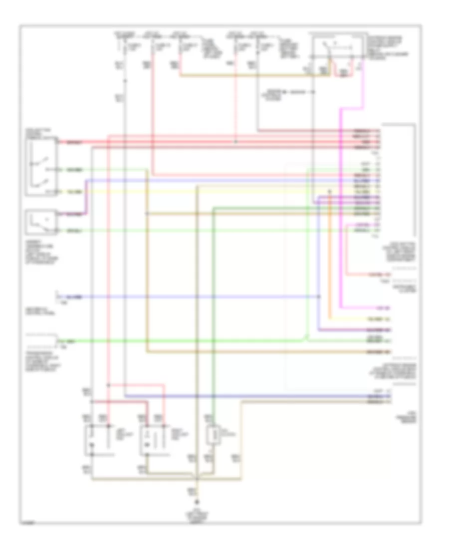 2 0L Cooling Fan Wiring Diagram Engine Code BBW with Manual A C for Volkswagen Jetta GLI 2005