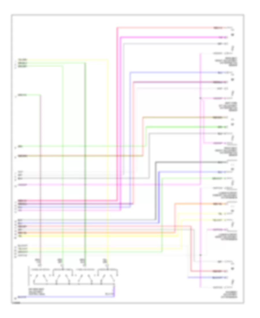 Memory Systems Wiring Diagram 2 of 2 for Volkswagen Jetta GLI 2005