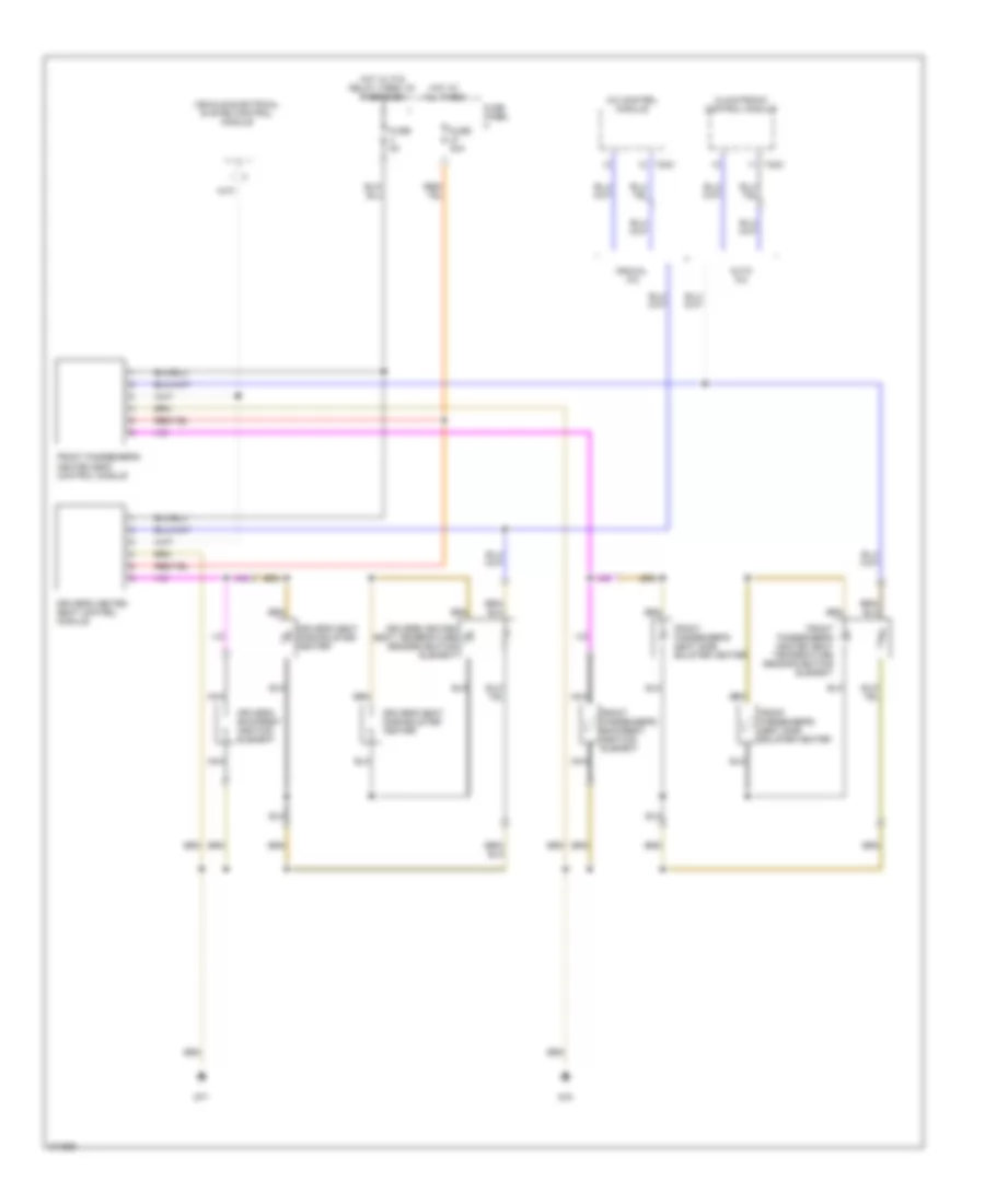 Heated Seats Wiring Diagram Late Production for Volkswagen Jetta GLI 2005