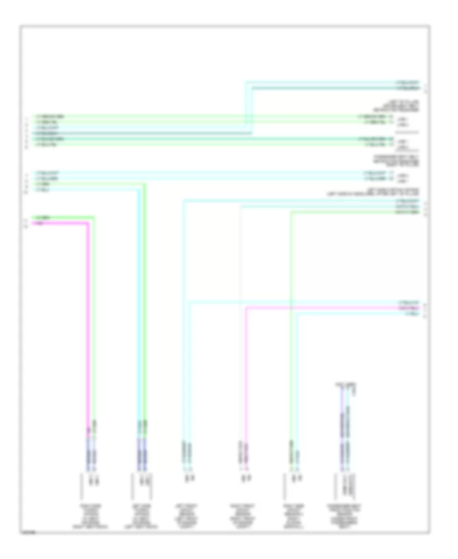 Supplemental Restraints Wiring Diagram 2 of 3 for Volkswagen Routan S 2009