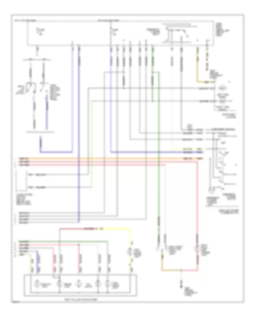 Exterior Light Wiring Diagram 2 of 2 for Volkswagen Golf III LE 1994