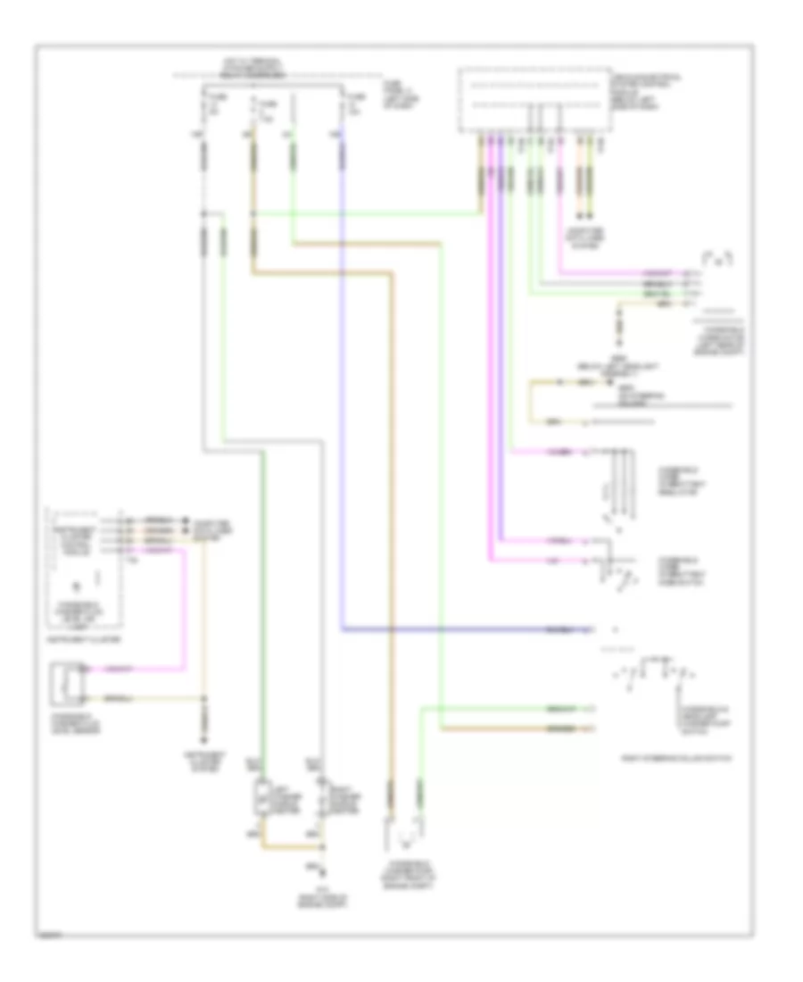 WiperWasher Wiring Diagram, with Low Equipment for Volkswagen Jetta SEL 2012