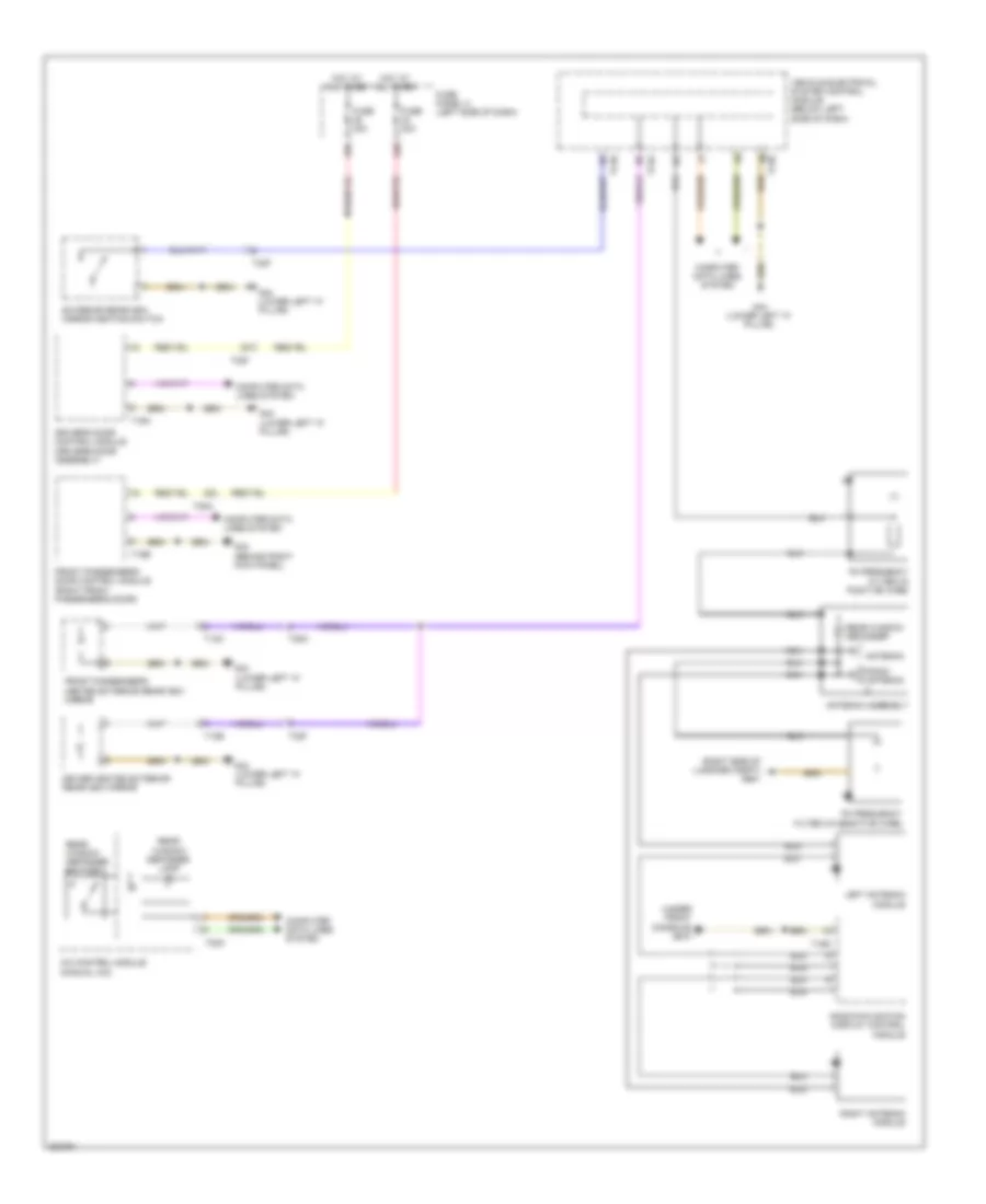 Defoggers Wiring Diagram with Low Equipment for Volkswagen Jetta SEL 2012