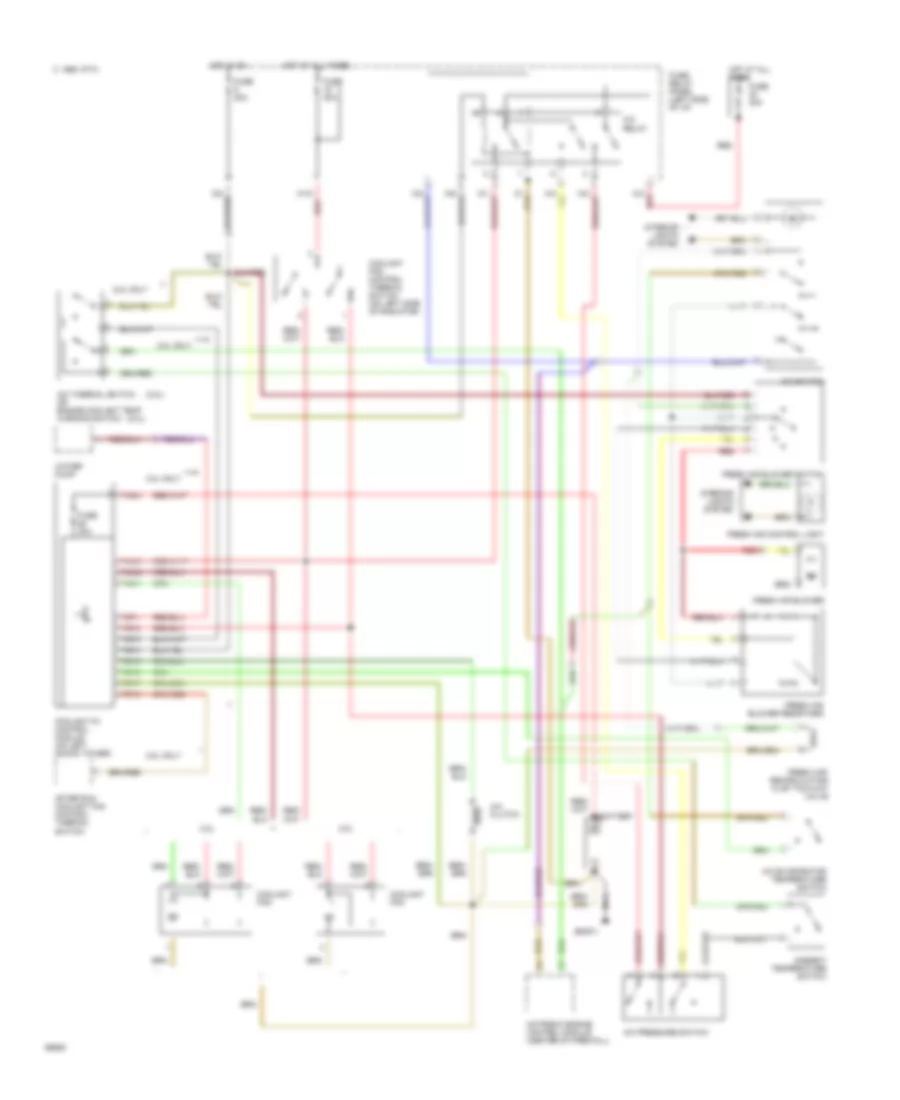 A C Wiring Diagram for Volkswagen Jetta III GLS 1994