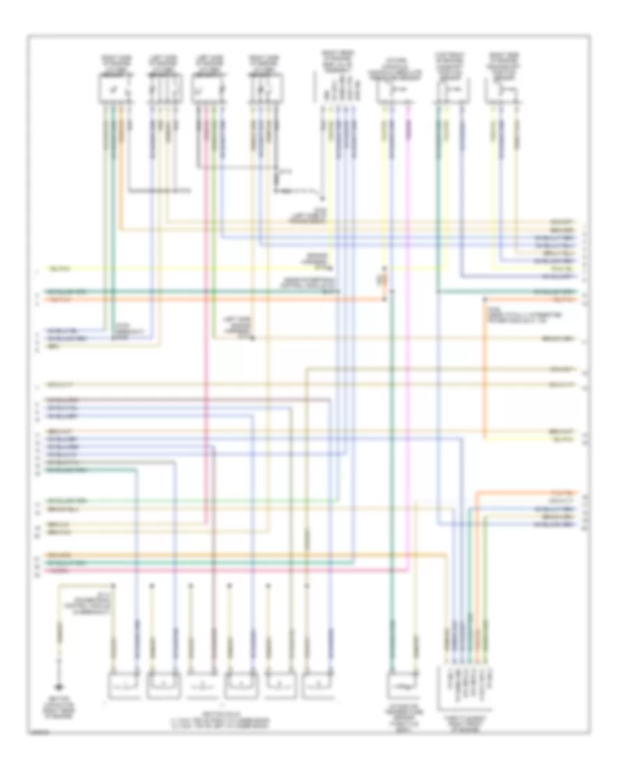 4.0L, Engine Performance Wiring Diagram (2 of 4) for Volkswagen Routan SE 2009