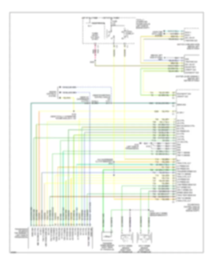 3 8L Transmission Wiring Diagram 6 Speed for Volkswagen Routan SE 2009