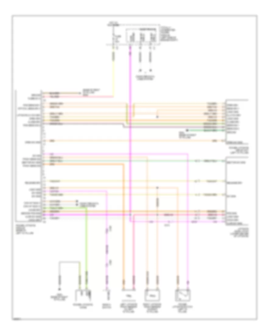 Power Liftgate Wiring Diagram for Volkswagen Routan SE 2014