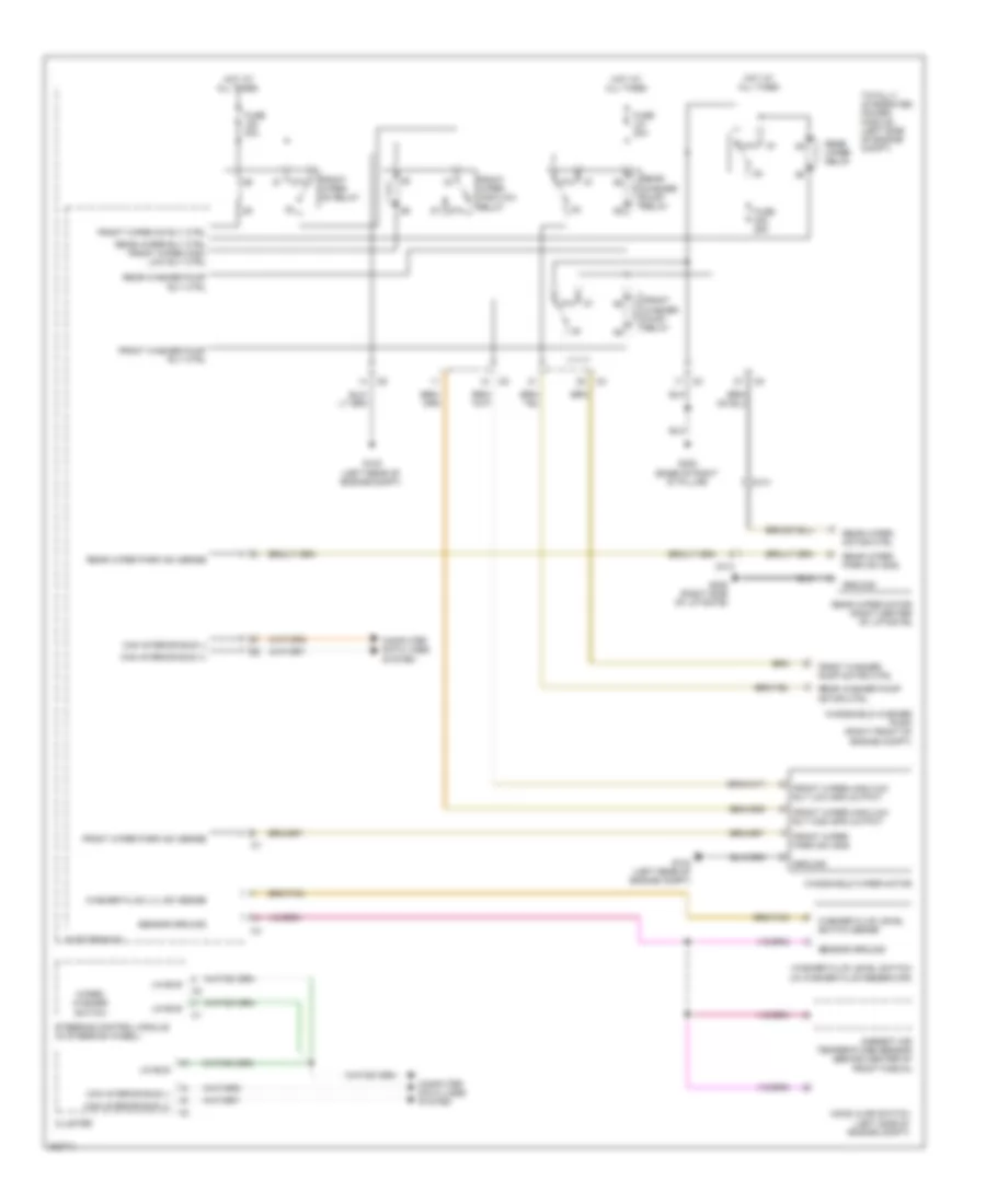 Wiper Washer Wiring Diagram for Volkswagen Routan SE 2014