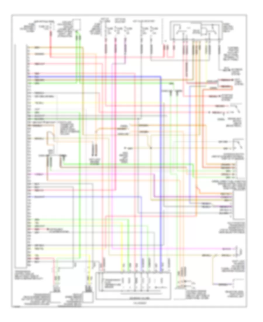 A T Wiring Diagram for Volkswagen New Beetle GLX 1999