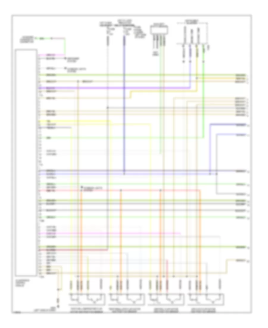 Automatic A C Wiring Diagram 1 of 2 for Volkswagen Passat GLS 1999