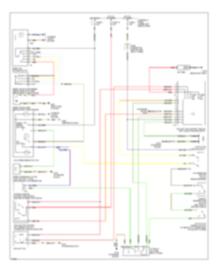 Manual AC Wiring Diagram for Volkswagen Cabrio GL 2000