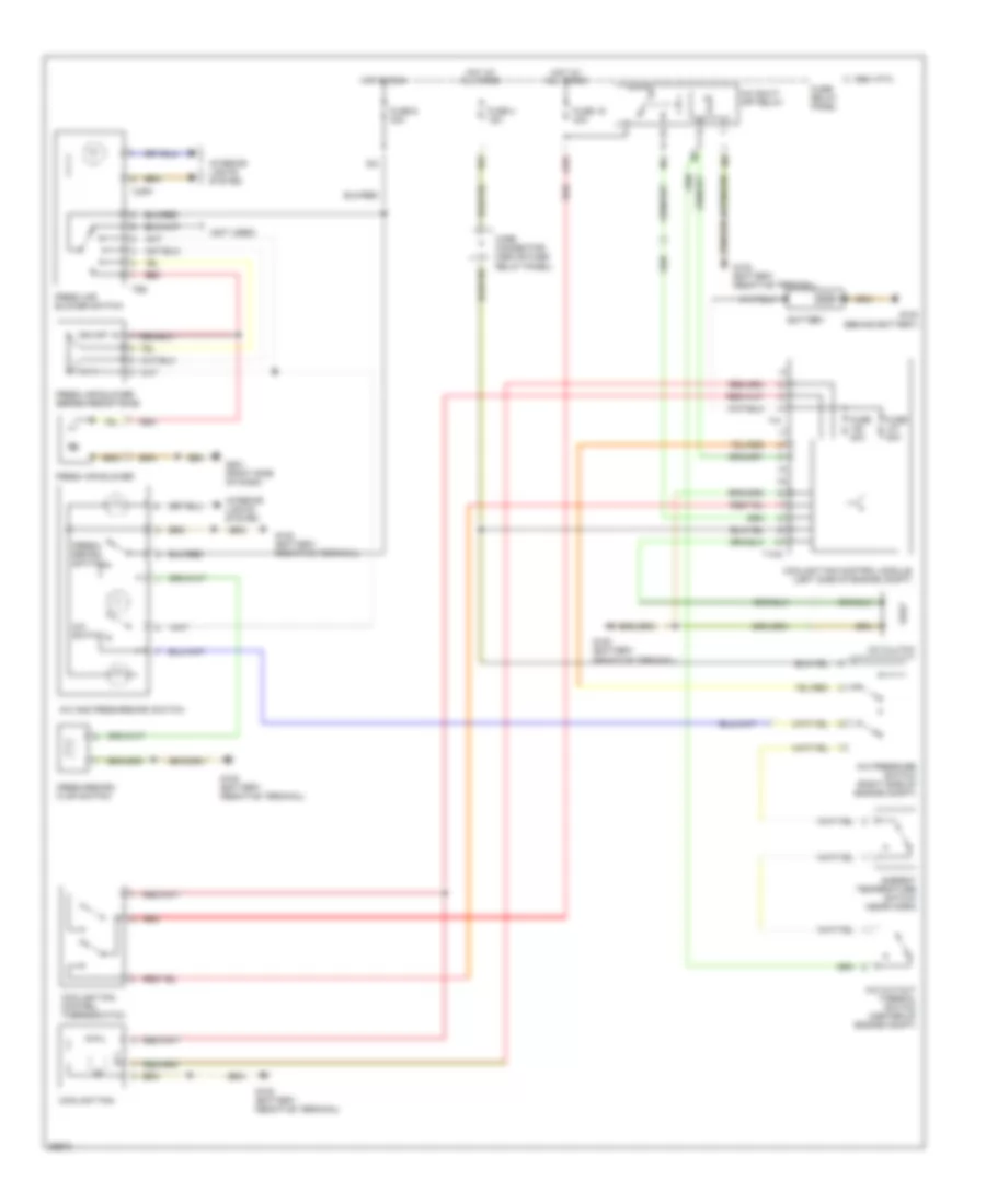 2.0L, AC Wiring Diagram for Volkswagen Jetta GT 1998