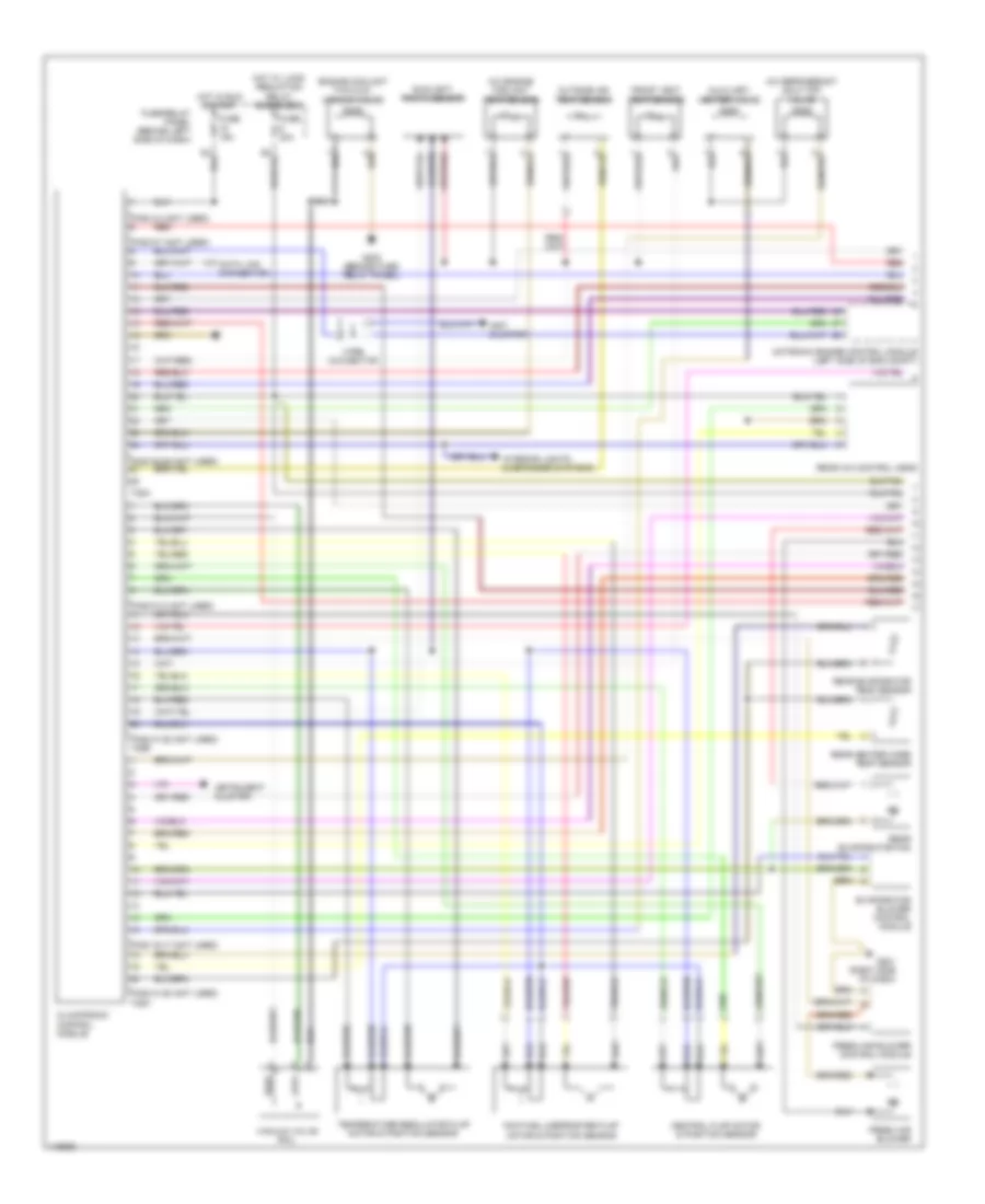Automatic A C Wiring Diagram 1 of 2 for Volkswagen EuroVan 2000