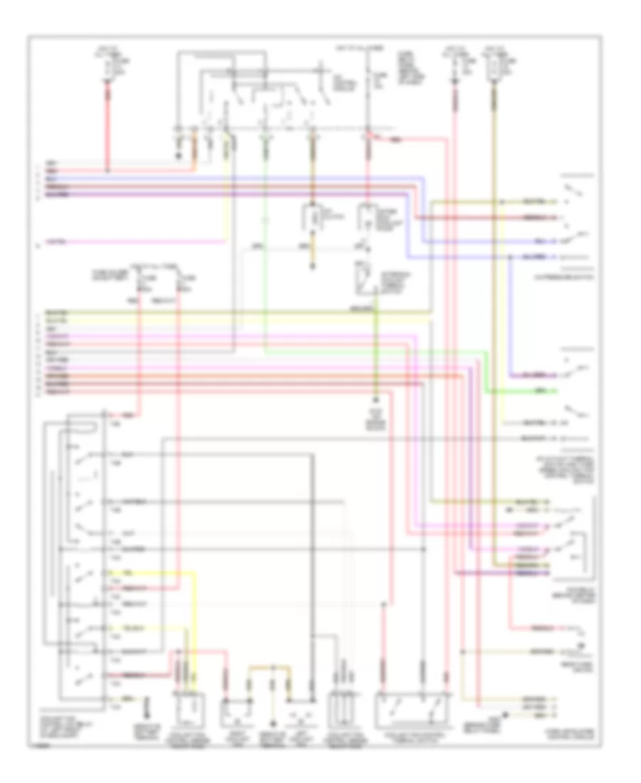 Automatic A C Wiring Diagram 2 of 2 for Volkswagen EuroVan GLS 2000