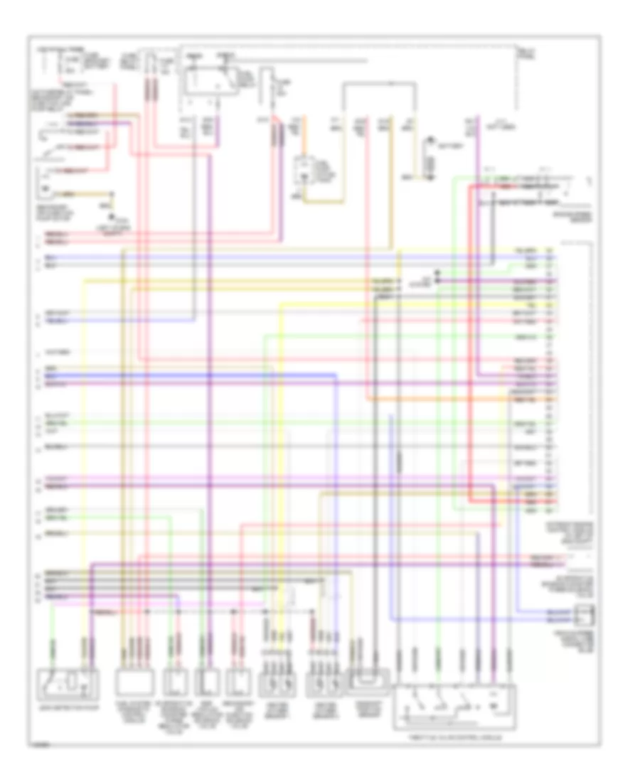 2 8L Engine Performance Wiring Diagrams 2 of 2 for Volkswagen EuroVan GLS 2000