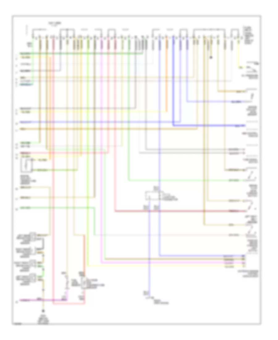 Instrument Cluster Wiring Diagram 2 of 2 for Volkswagen EuroVan GLS 2000