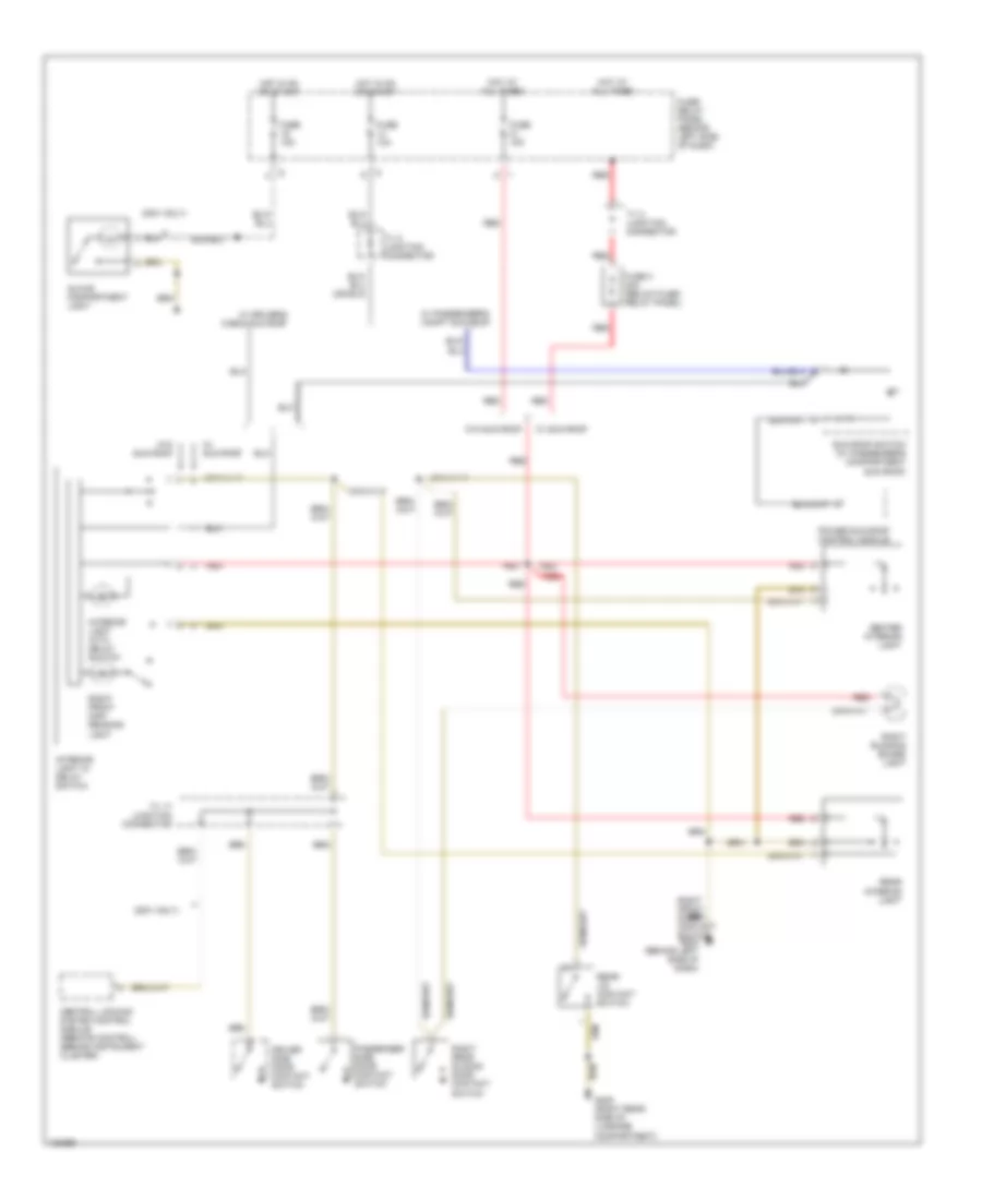 Courtesy Lamps Wiring Diagram for Volkswagen EuroVan GLS 2000