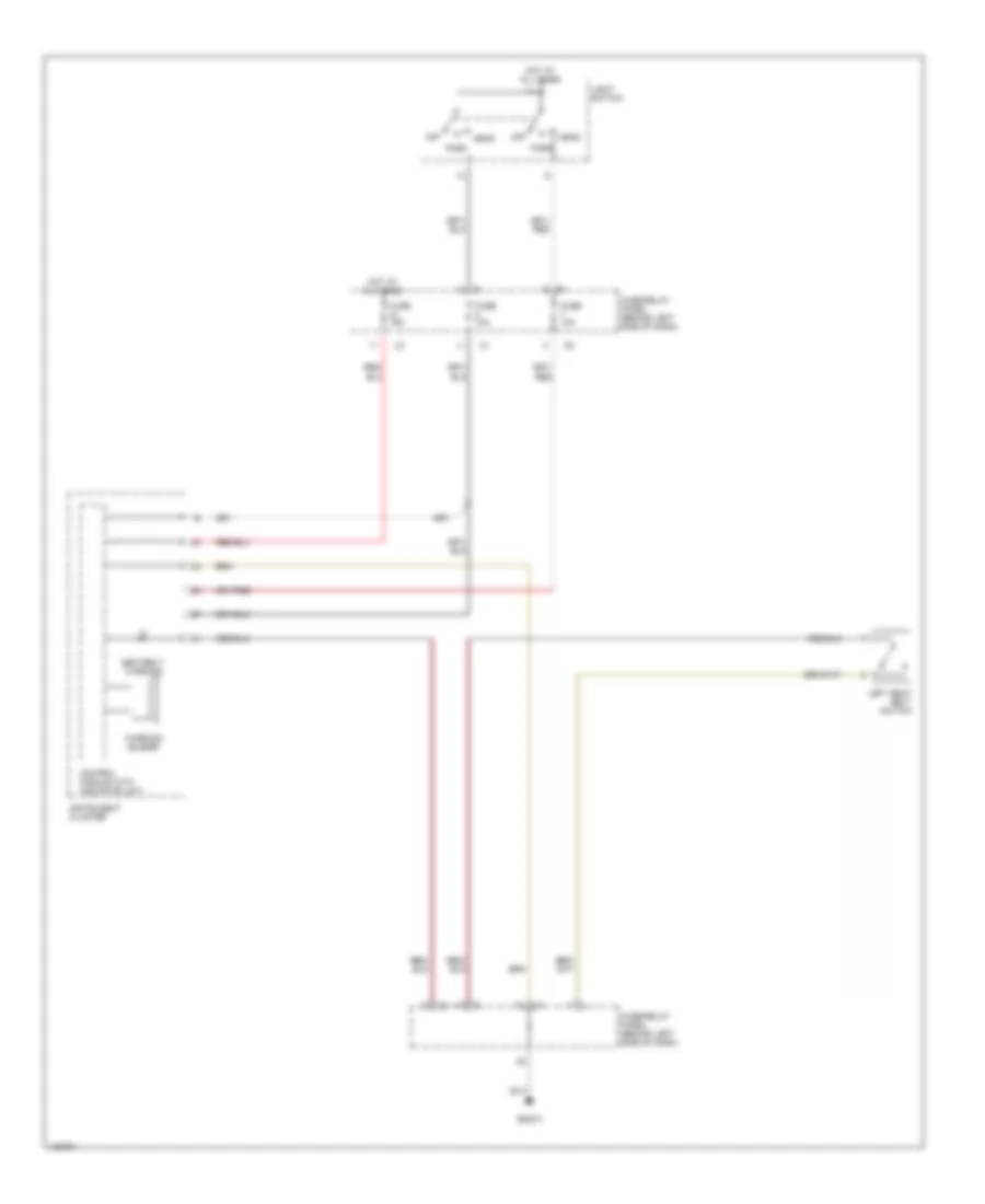 Buzzer Wiring Diagram for Volkswagen EuroVan GLS 2000