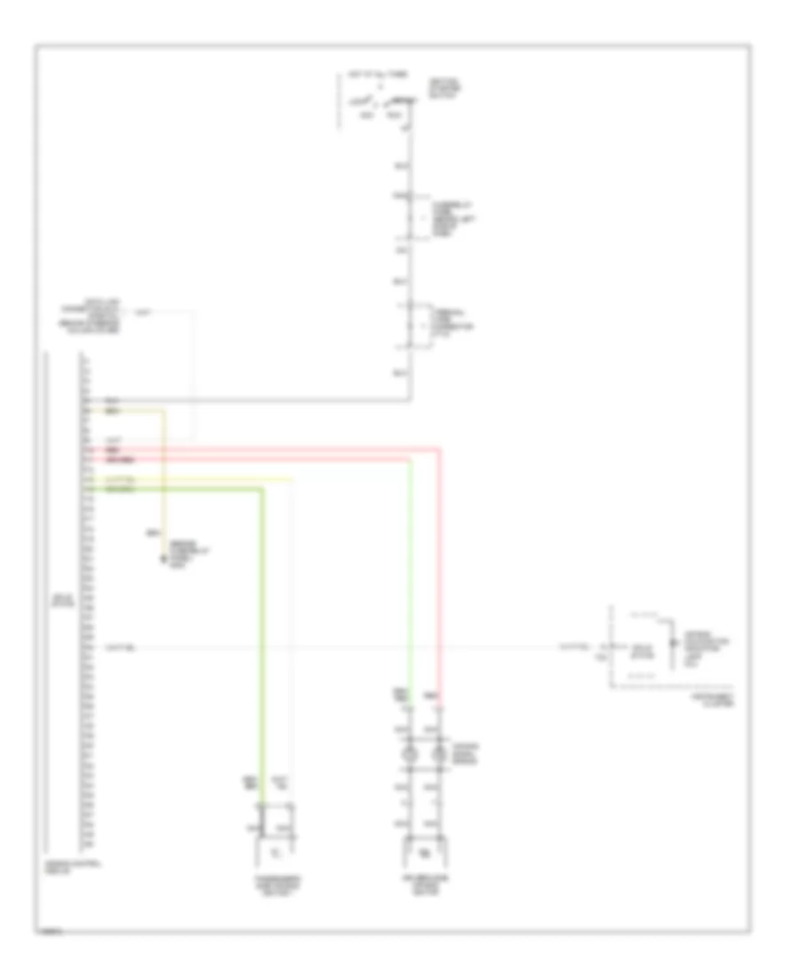 Supplemental Restraint Wiring Diagram for Volkswagen EuroVan MV 2000