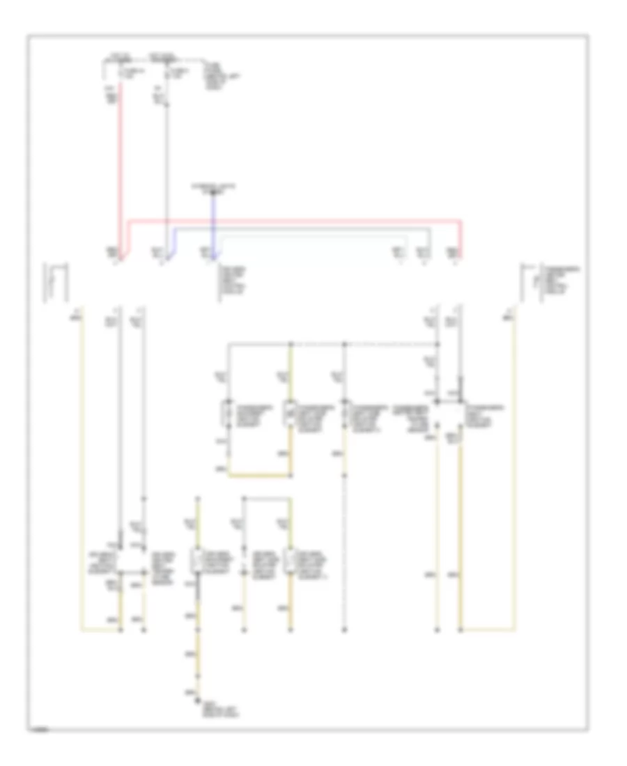 Heated Seats Wiring Diagram with Leather Seats for Volkswagen GTI GLX 2000