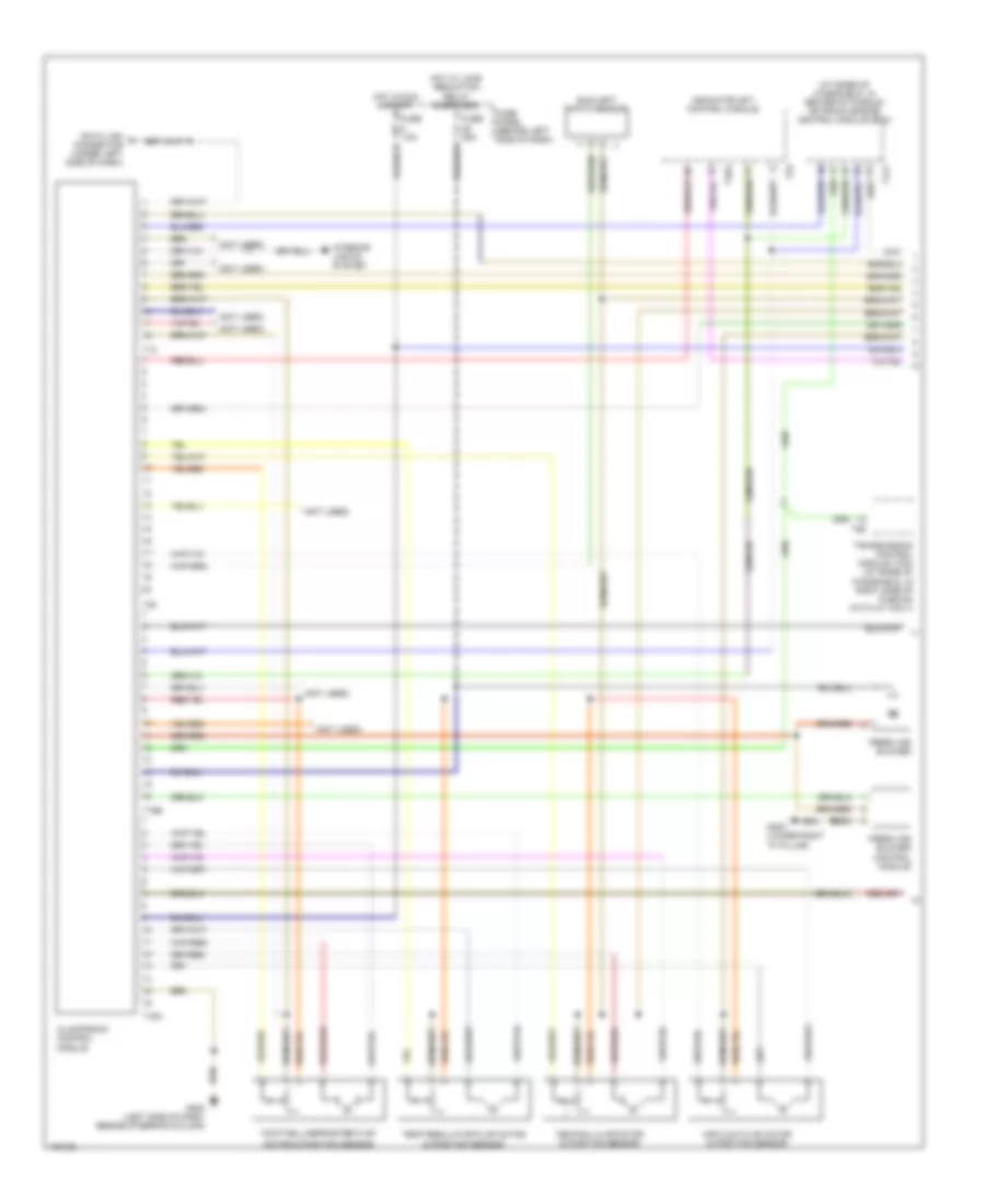 Automatic AC Wiring Diagram (1 of 2) for Volkswagen Jetta GL 2000