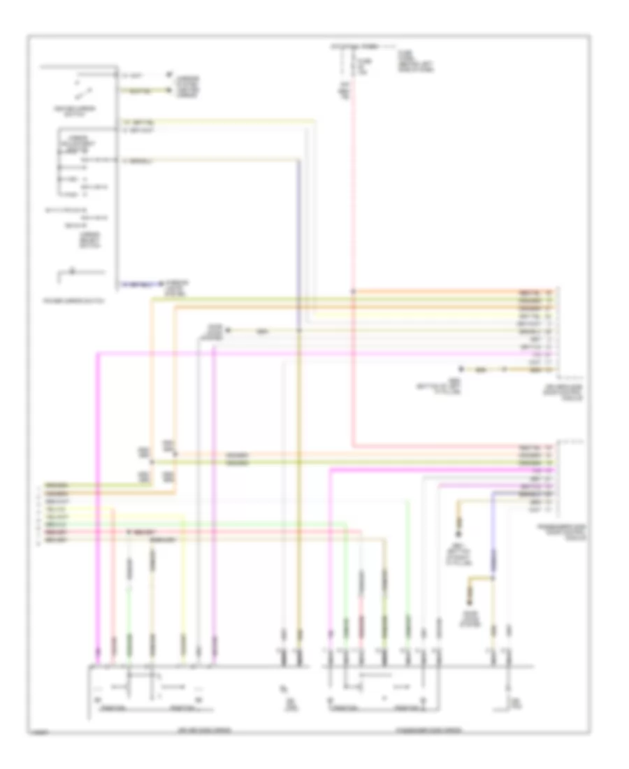 Memory System Wiring Diagrams (2 of 2) for Volkswagen Jetta GL 2000