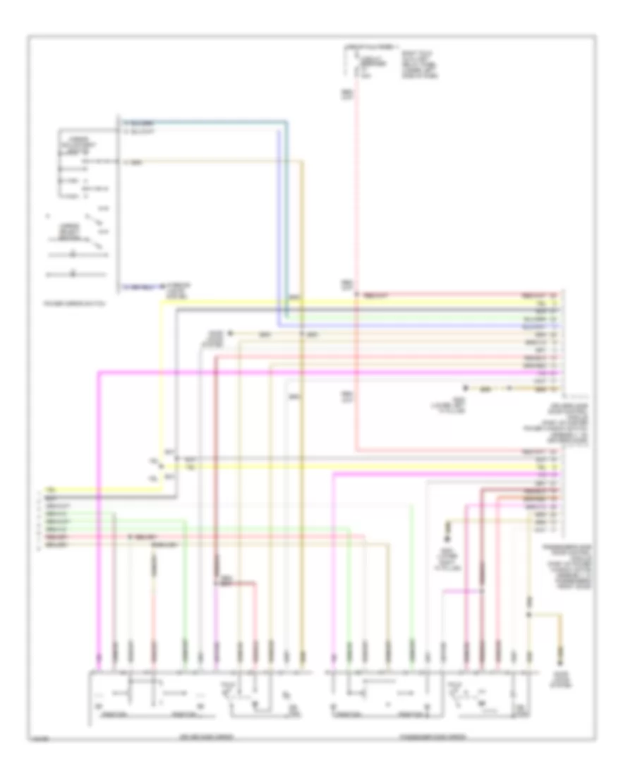 Memory System Wiring Diagrams (2 of 2) for Volkswagen Passat GLX 1998