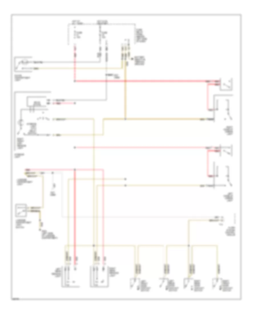 Courtesy Lamps Wiring Diagram for Volkswagen Passat GLX 1994