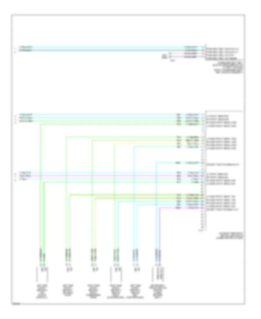 Supplemental Restraints Wiring Diagram (3 of 3) for Volkswagen Routan SEL 2009