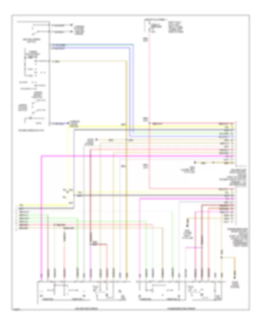 Memory System Wiring Diagrams (2 of 2) for Volkswagen Passat GLS 2000