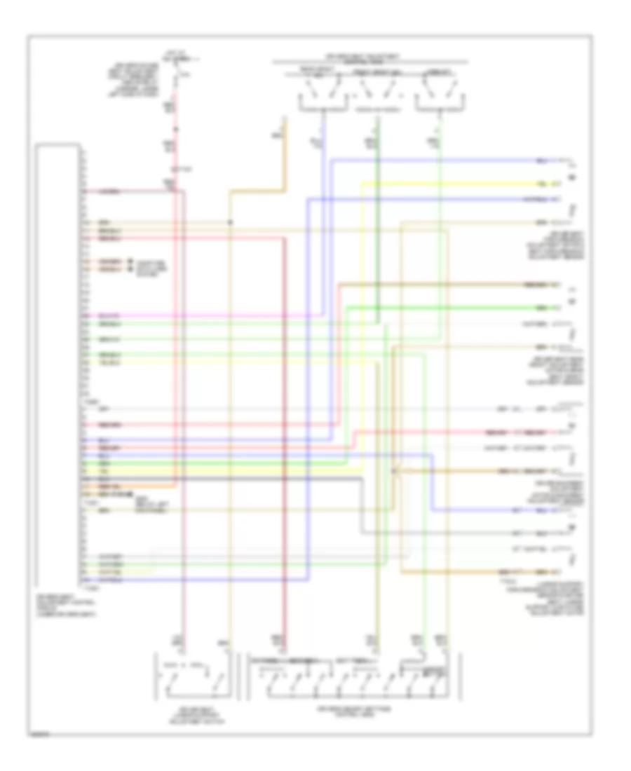 Memory Systems Wiring Diagram for Volkswagen Passat 3 6 SE 2012