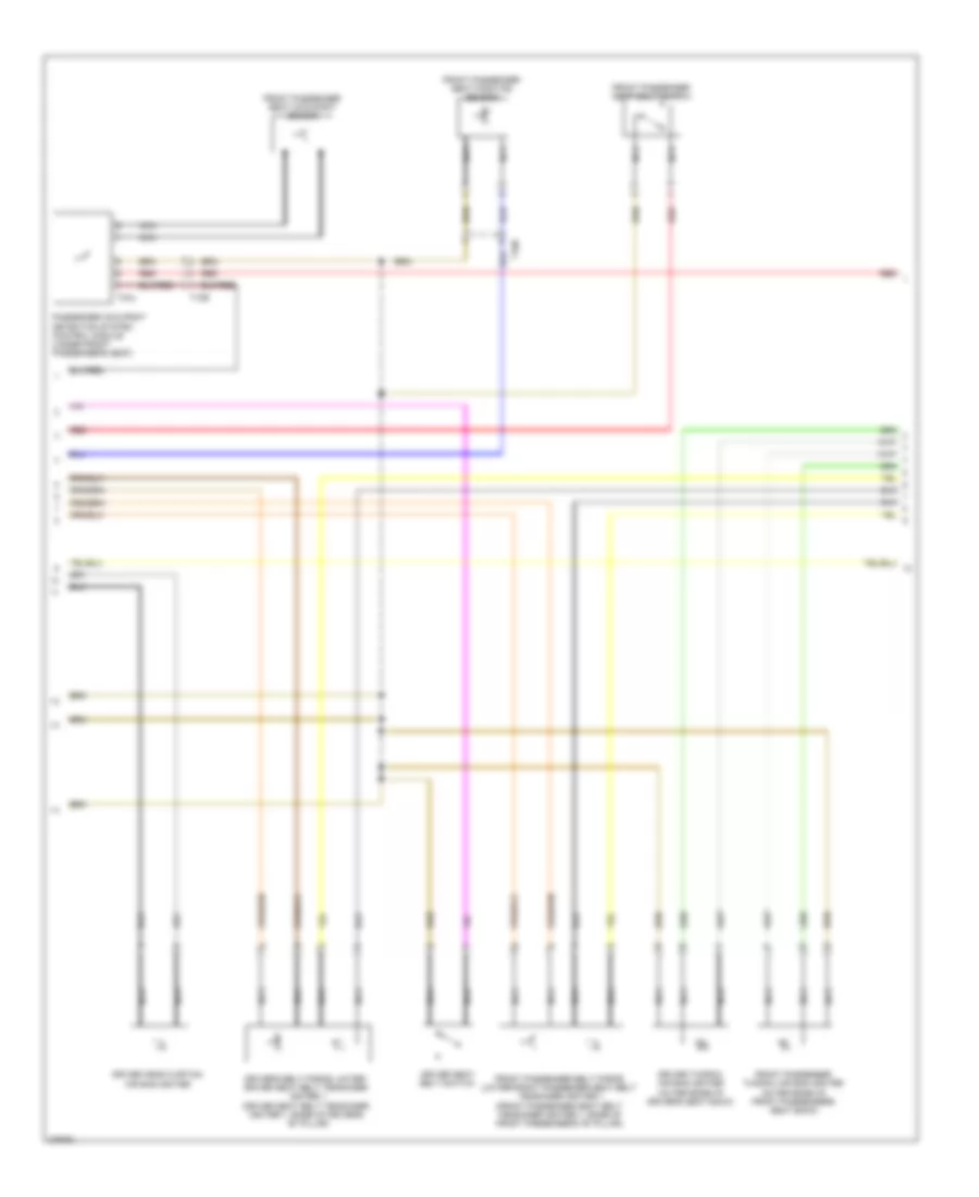 Supplemental Restraints Wiring Diagram (2 of 3) for Volkswagen Passat 3.6 SE 2012