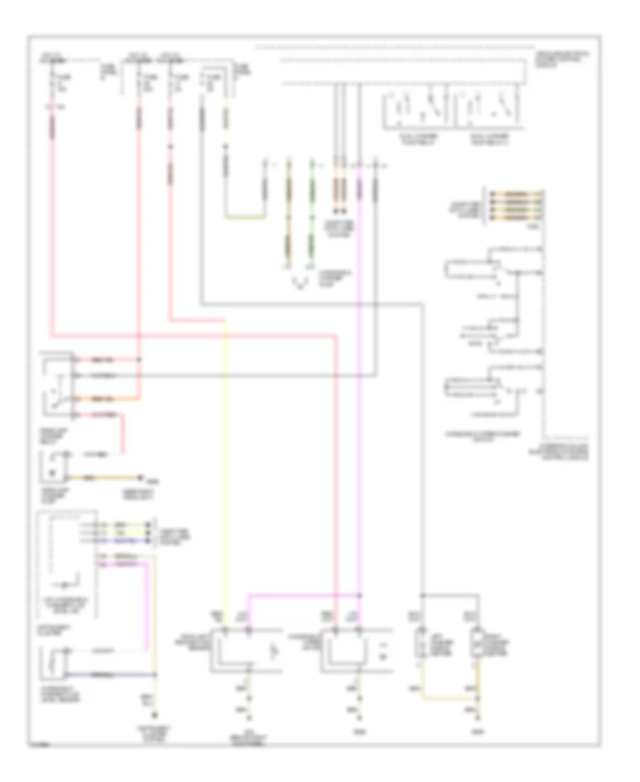 WiperWasher Wiring Diagram, Late Production for Volkswagen Jetta Value Edition 2005