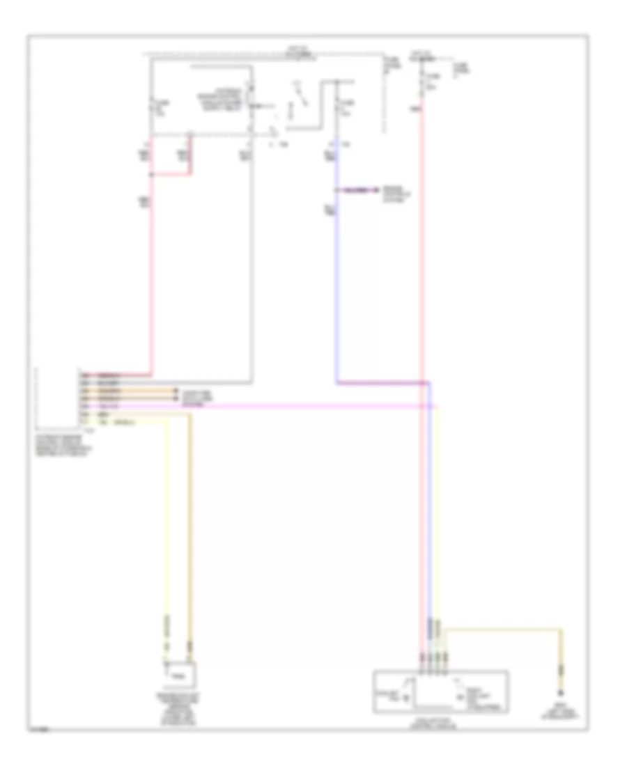 2.5L, Cooling Fan Wiring Diagram for Volkswagen Jetta Value Edition 2005