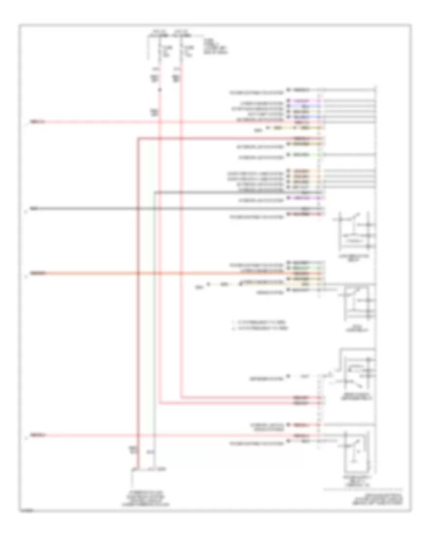 Vehicle Electrical System Control Module Wiring Diagram 2 of 2 for Volkswagen Tiguan S 2009