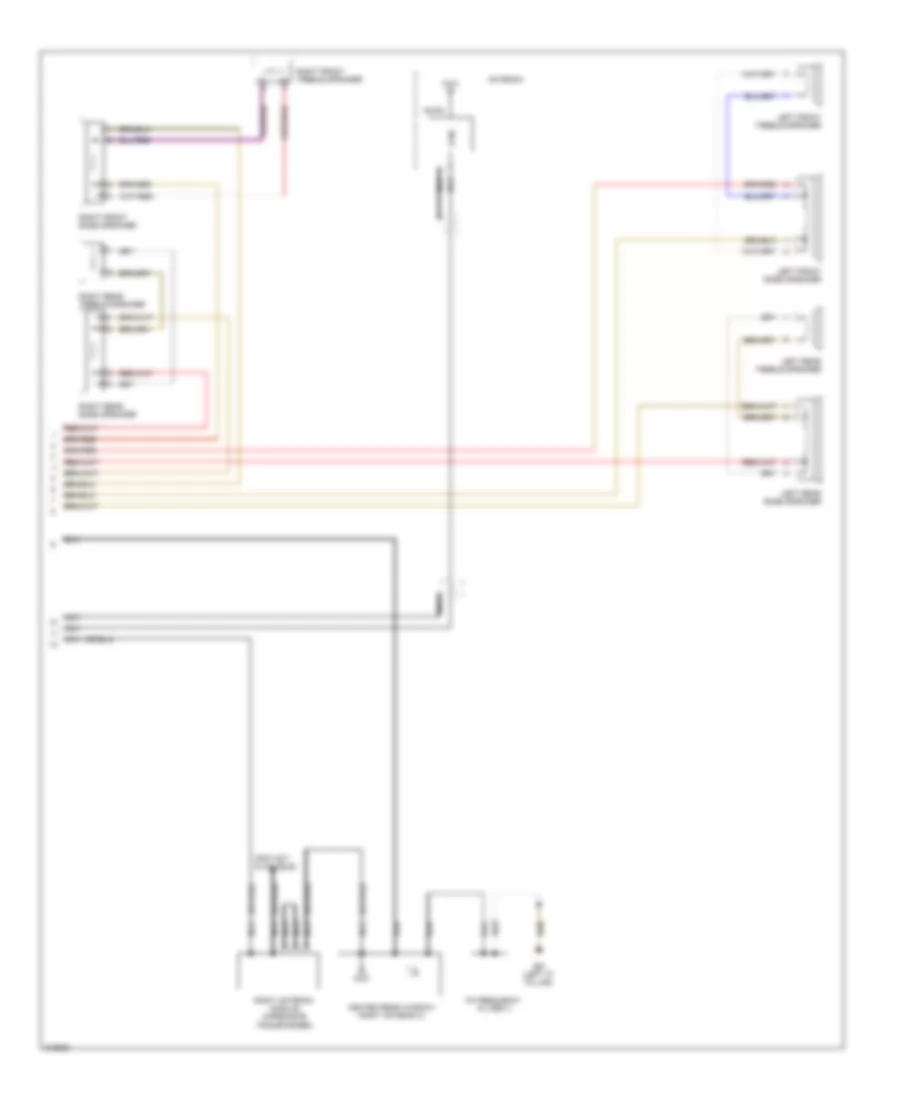 Radio Wiring Diagram, RCD 310 Late Production (2 of 2) for Volkswagen Tiguan S 2009