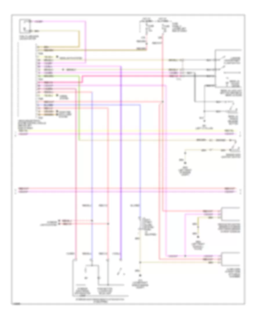 Forced Entry Wiring Diagram 2 of 3 for Volkswagen Tiguan R Line 2014