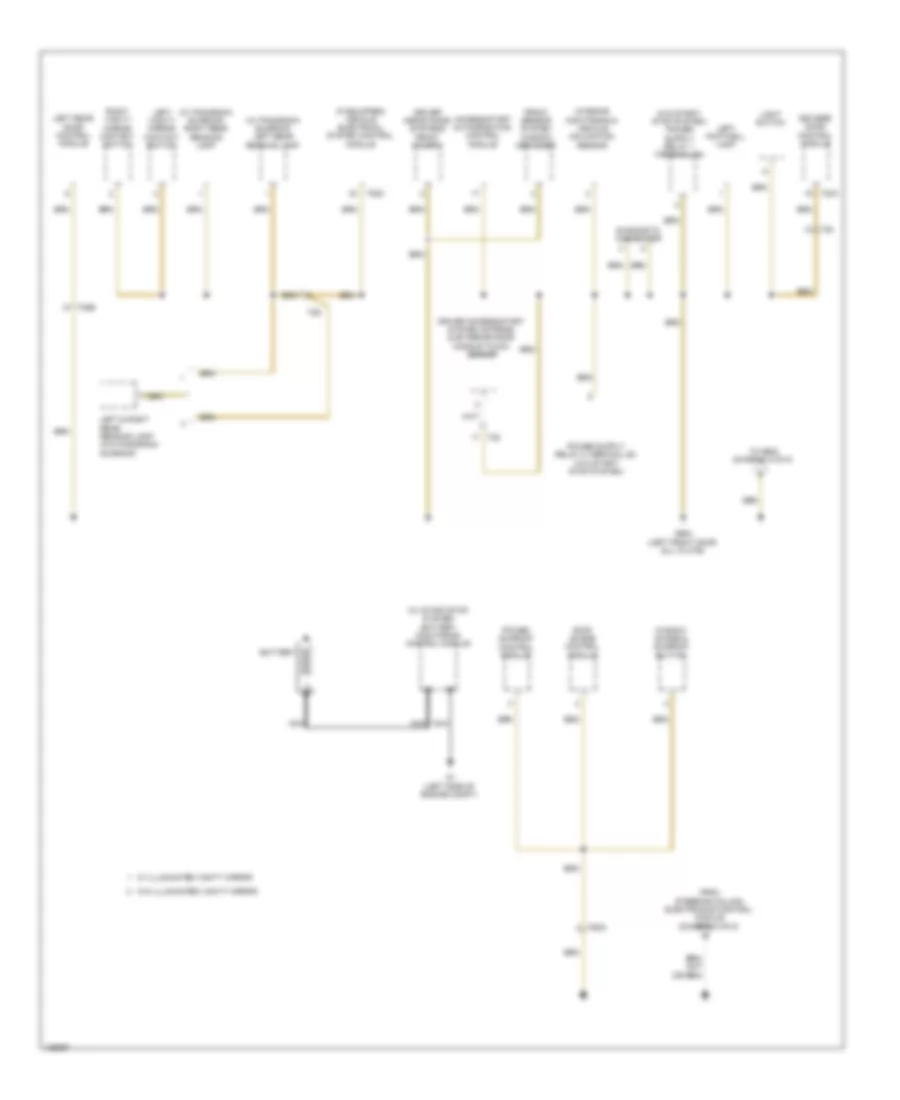 Ground Distribution Wiring Diagram 1 of 5 for Volkswagen Tiguan R Line 2014