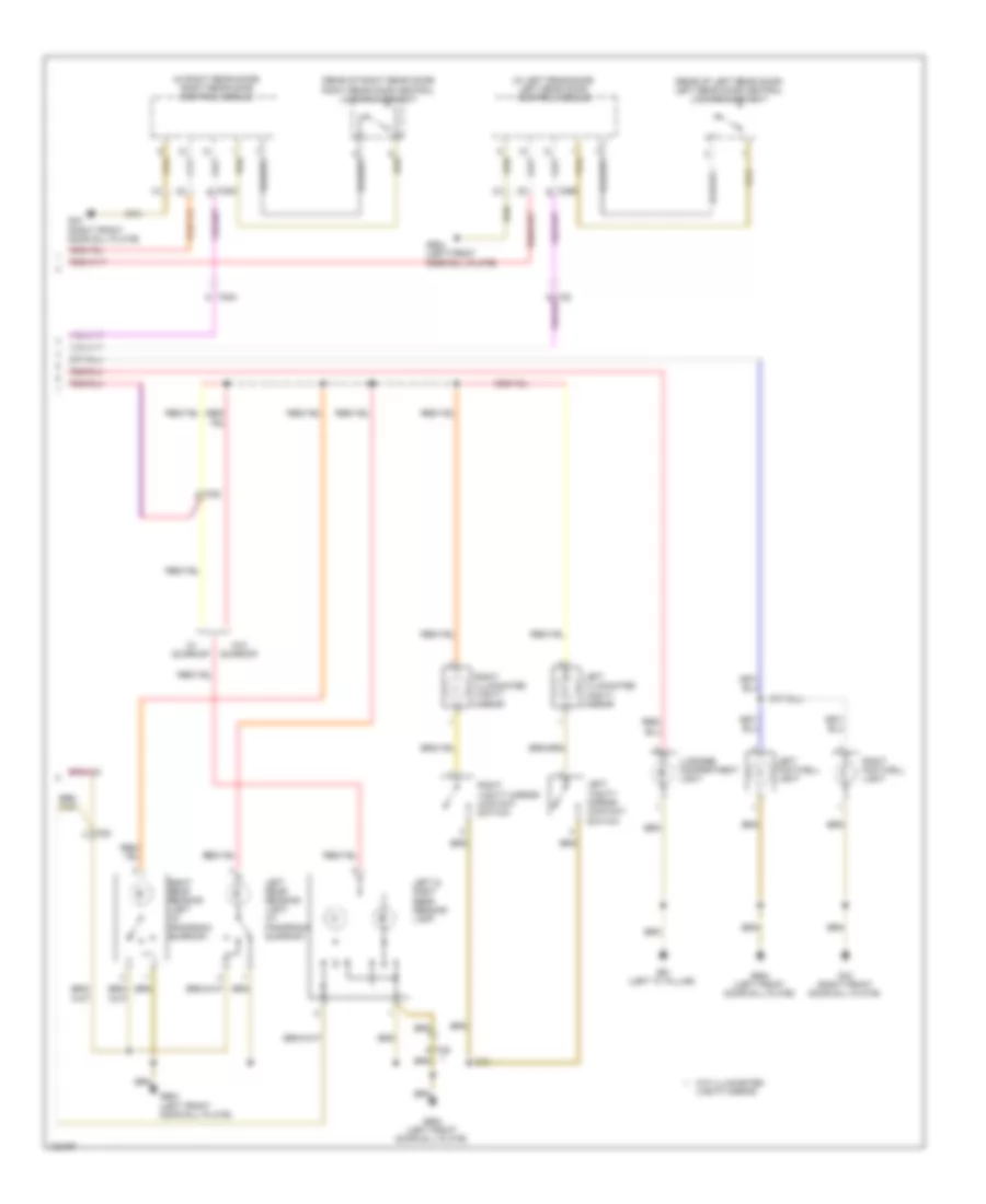 Courtesy Lamps Wiring Diagram 2 of 2 for Volkswagen Tiguan R Line 2014