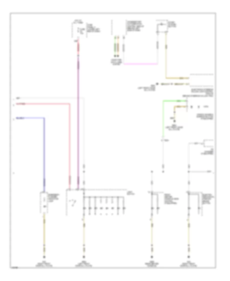 Instrument Illumination Wiring Diagram 2 of 4 for Volkswagen Tiguan R Line 2014