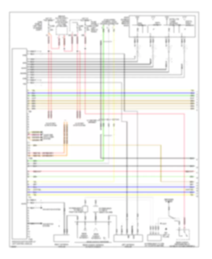 Navigation Wiring Diagram, with Amplifier (1 of 2) for Volkswagen Tiguan R-Line 2014