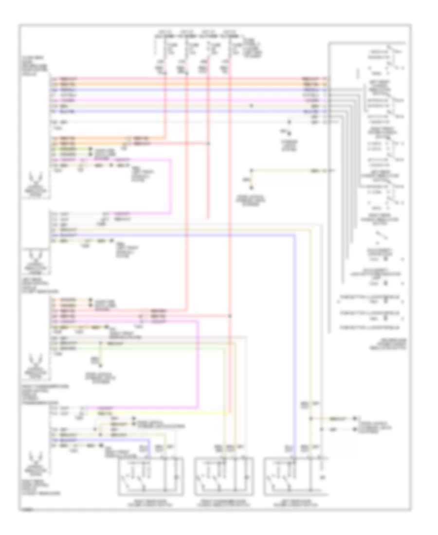 Power Windows Wiring Diagram for Volkswagen Tiguan R-Line 2014