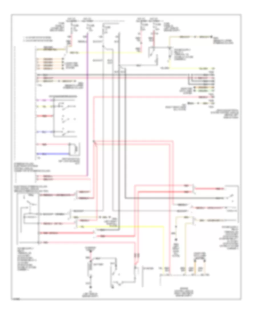 Starting Wiring Diagram for Volkswagen Tiguan R-Line 2014