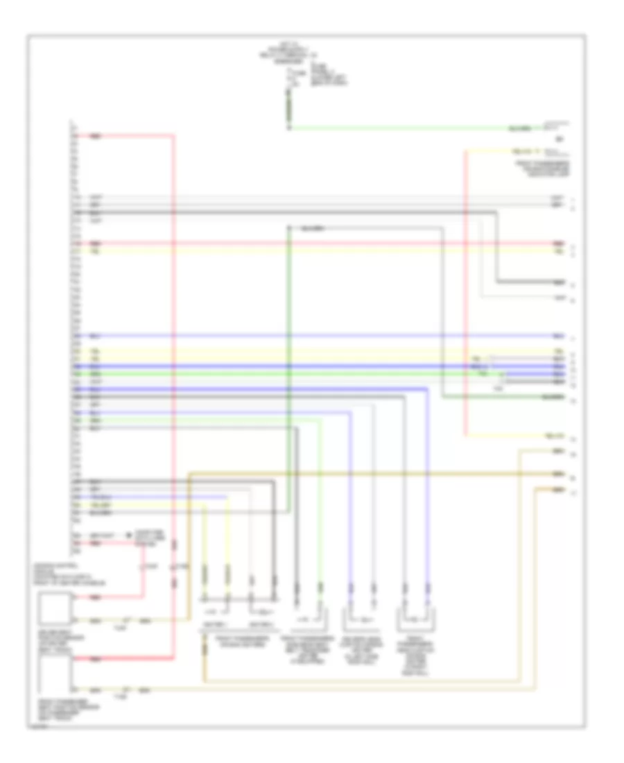 Supplemental Restraints Wiring Diagram 1 of 3 for Volkswagen Tiguan R Line 2014