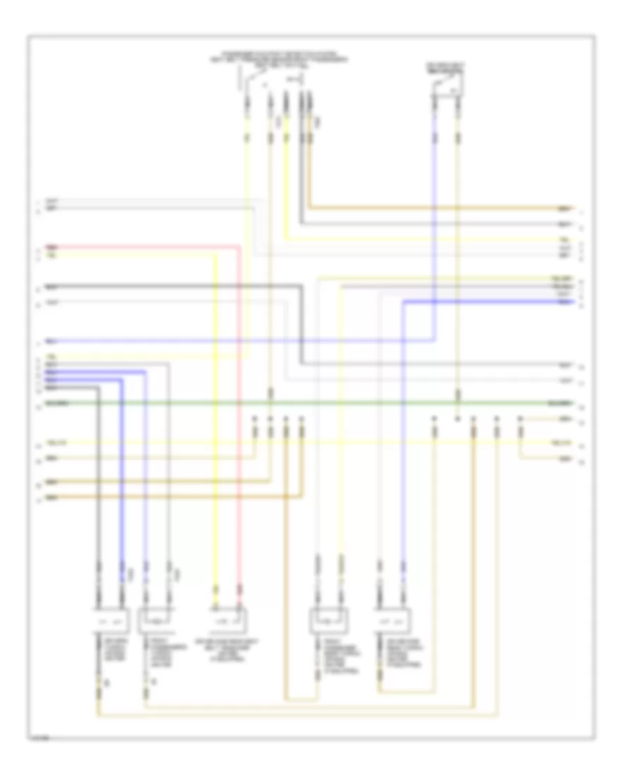 Supplemental Restraints Wiring Diagram 2 of 3 for Volkswagen Tiguan R Line 2014